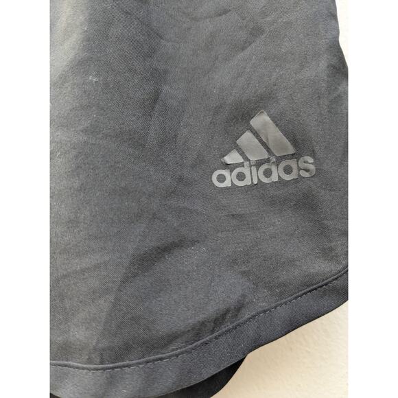 ADIDAS Women's Shorts Energy Running CLIMALITE Black Lined Size XL 3" - Picture 3 of 11